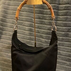 SALE! Authentic GUCCI Bamboo Handle Hobo Bag / Unbranded cross body included